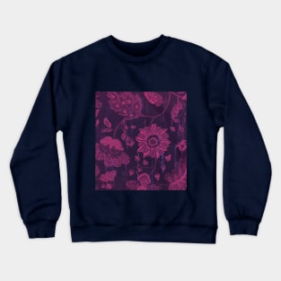 Floral Pattern Design Crewneck Sweatshirt